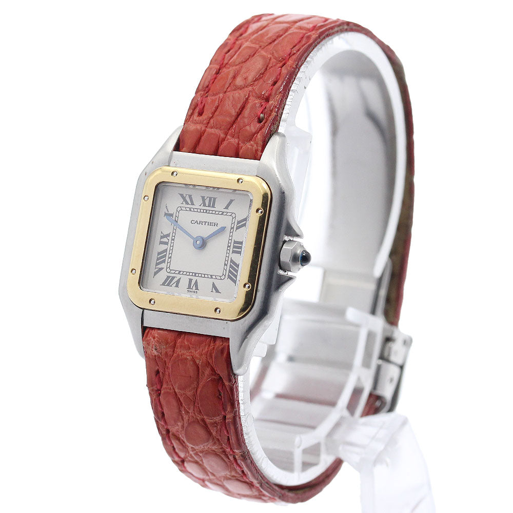 CARTIER PANTHERE SM W250295D YG bezel 2 tone beige Dial Quartz Ladies Watch_941983