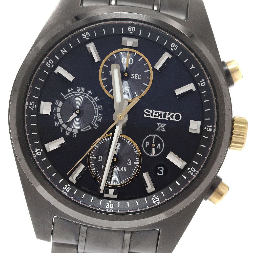 SEIKO Prospex SBED013/5X83-0AJ0-1 black Dial Solar Powered Radio Men's_941986