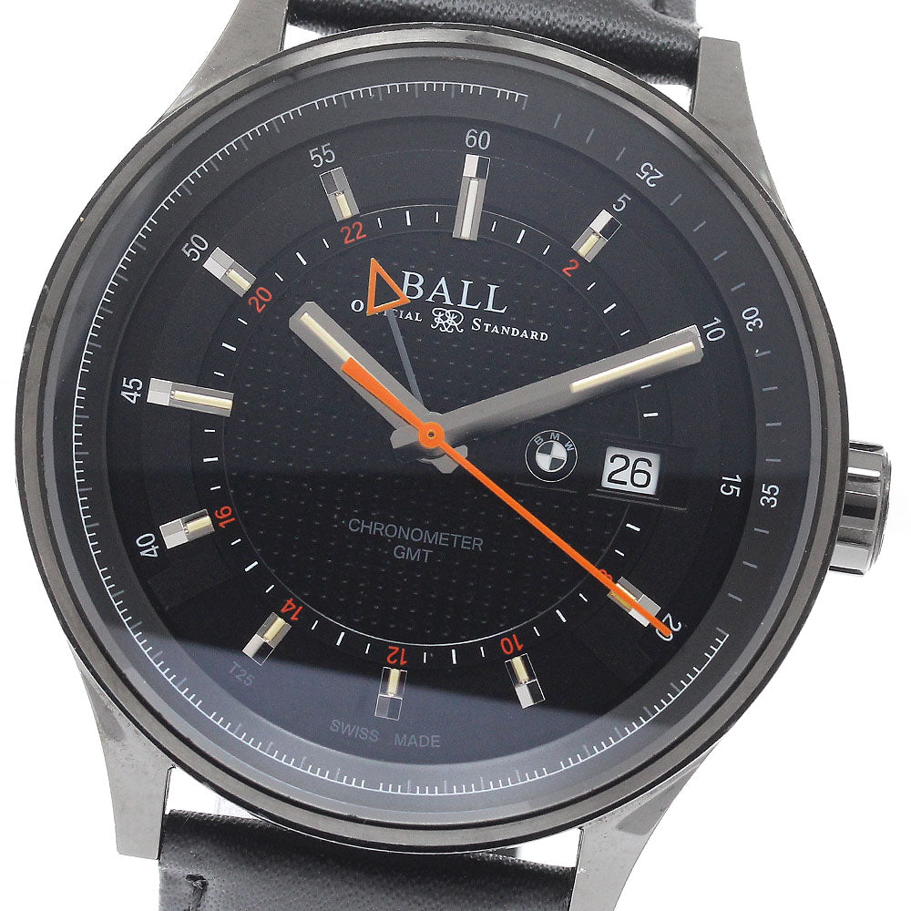 BALLWATCH BALL BMW GM3010C GMT date Black Dial Automatic Men's Watch_942090