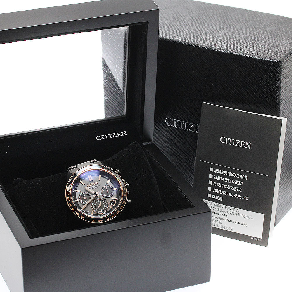 CITIZEN Attesa ACT Line CC4074-61W/F950-0029S0C Solar Powered Radio Men's_942131