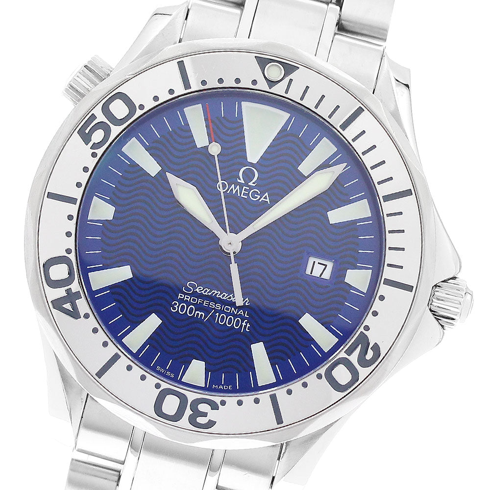 OMEGA Seamaster 300 2265.80 Date blue Dial Quartz Men's Watch_942138