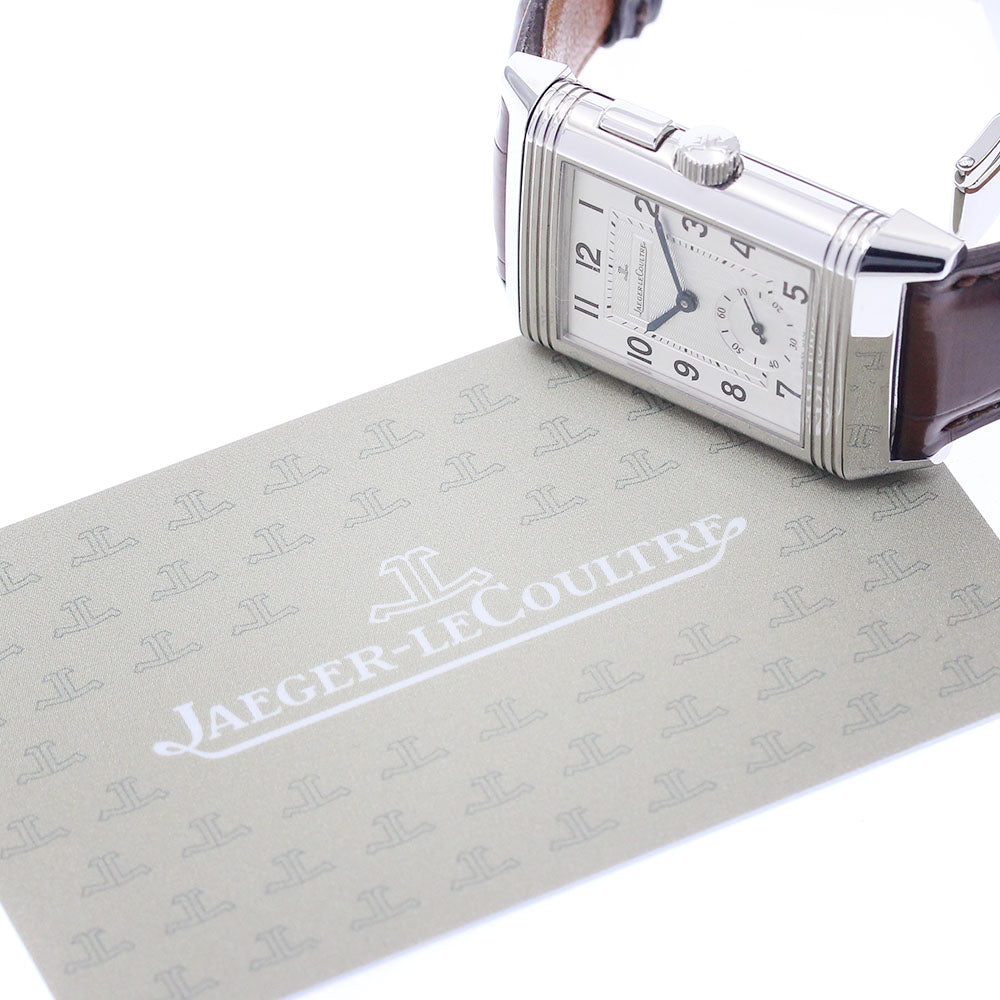 JAEGER-LECOULTRE Reverso Duo 272.8.54 Silver / Gray Dial Hand Winding Men's Watch_942182
