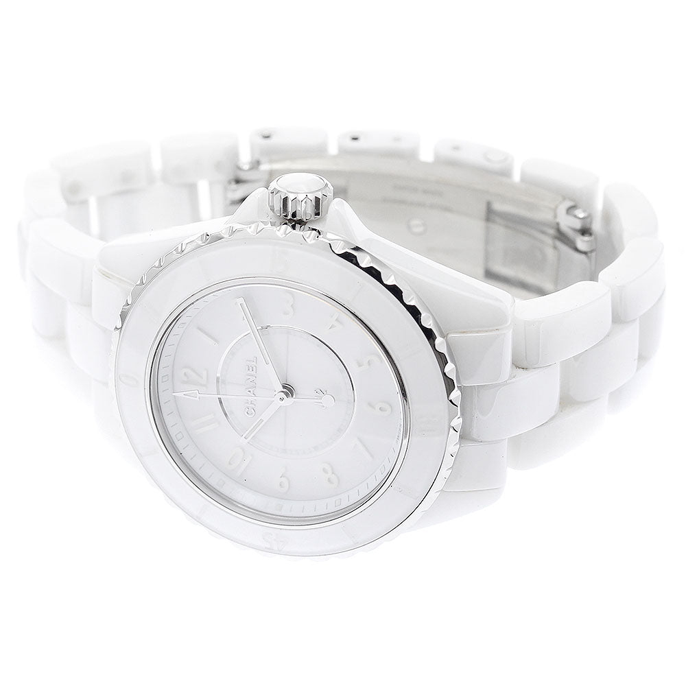 CHANEL J12 phantom H6345 White Ceramic white Dial Quartz Ladies Watch_942195