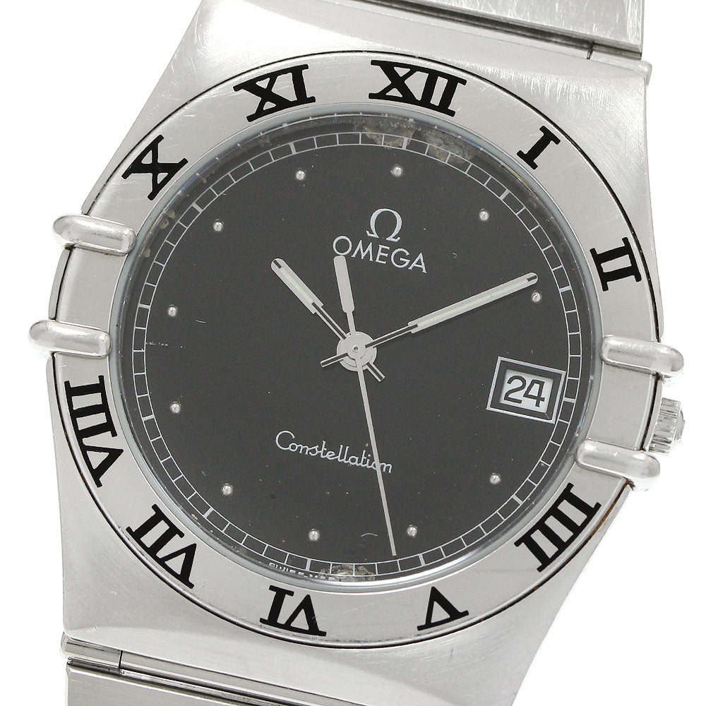 OMEGA Constellation Date Black Dial Quartz Men's Watch_942253