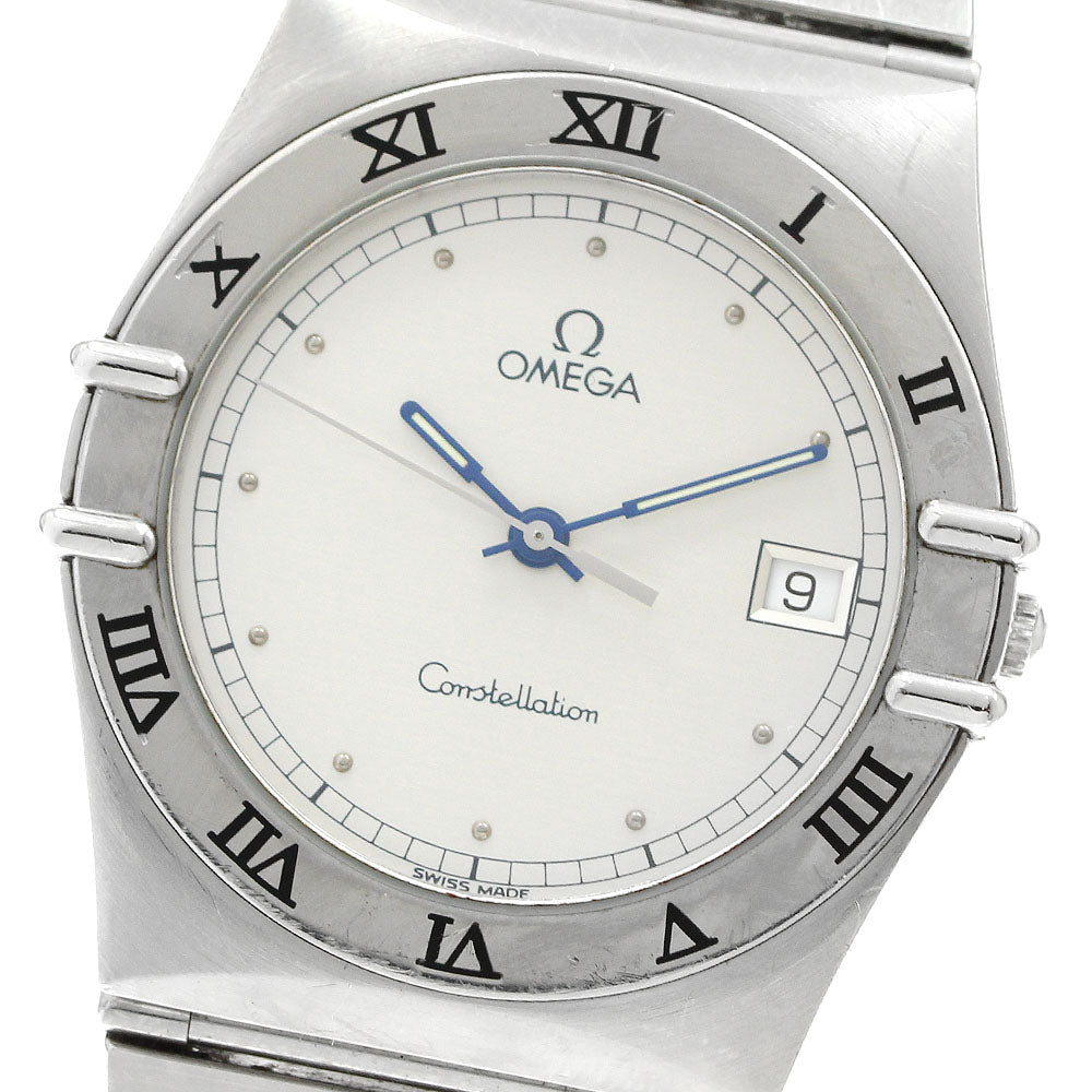 OMEGA Constellation Date Silver Dial Quartz Men's Watch_942257