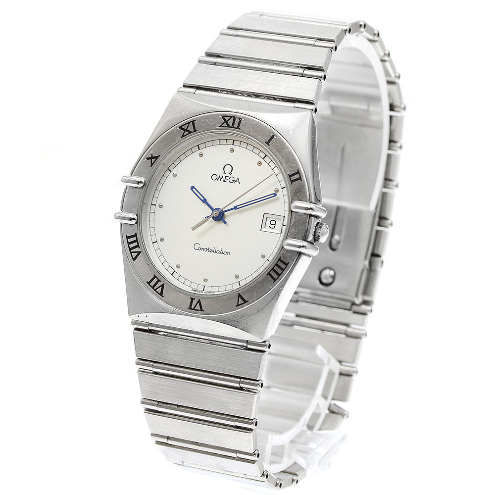OMEGA Constellation Date Silver Dial Quartz Men's Watch_942257