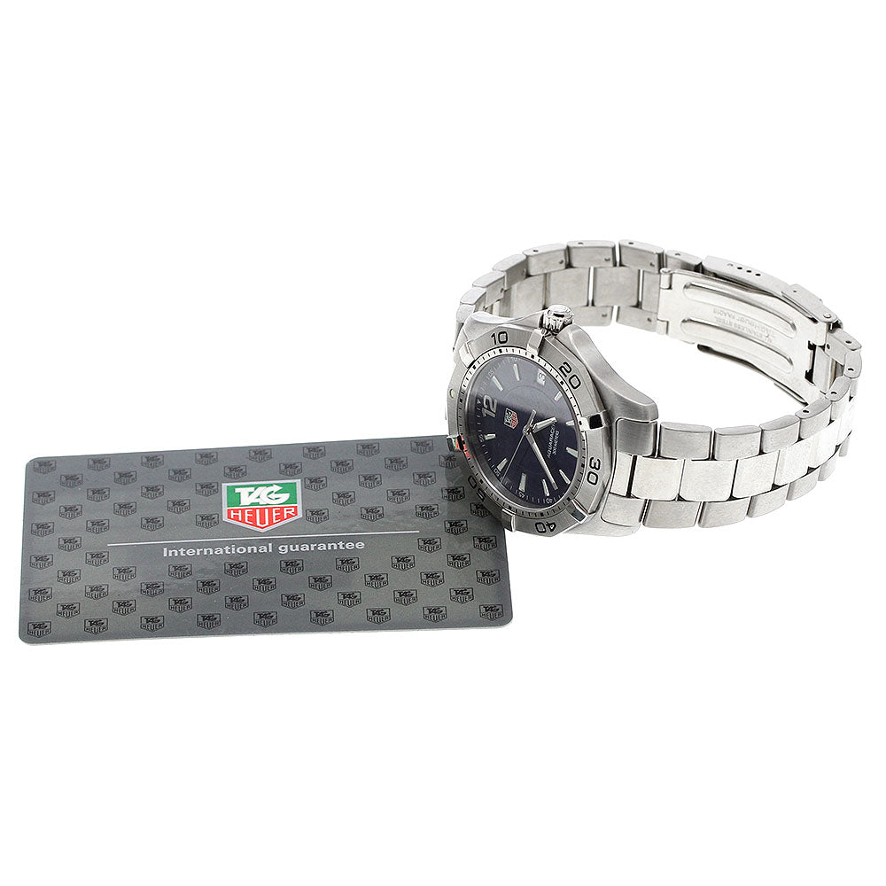 TAG HEUER Aqua racer WAF1113 Date Navy Dial Quartz Men's Watch_942280