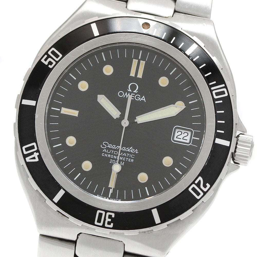 OMEGA Seamaster200m Large size date black Dial Automatic Men's Watch_942287