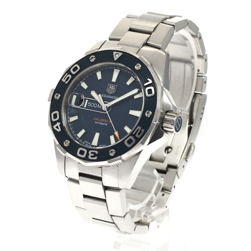 TAG HEUER Aquaracer WAJ2112 Caliber 5 Date Navy Dial Automatic Men's _942297