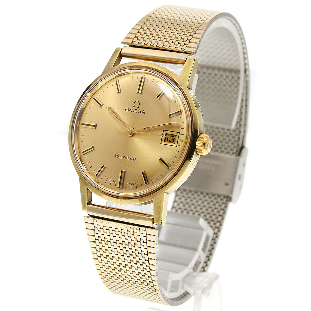 OMEGA Geneve 136.070 Date Cal.613 gold Dial Hand Winding Men's Watch_942312