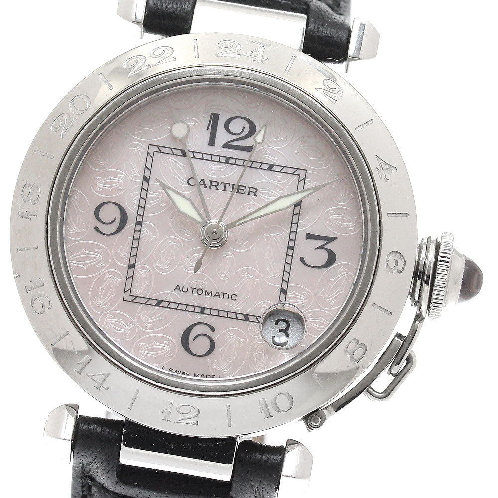 CARTIER Pasha C Meridian W3107099 Christmas Limited GMT Pink shell Dial Automatic Ladies Watch_942321