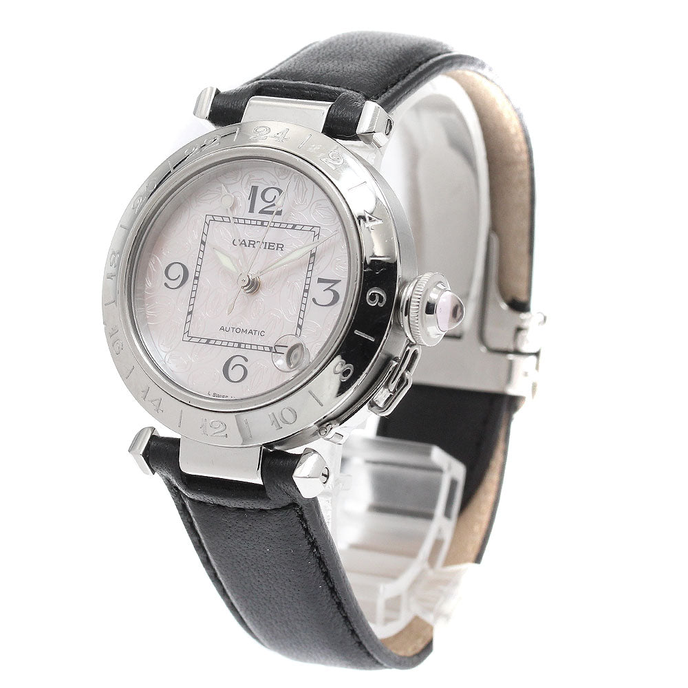 CARTIER Pasha C Meridian W3107099 Christmas Limited GMT Pink shell Dial Automatic Ladies Watch_942321