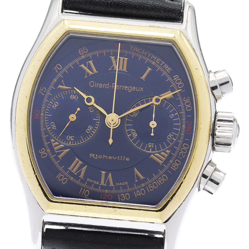 GIRARD PERREGAUX Richeville 2710 Chronograph Hand Winding Men's Watch_942326