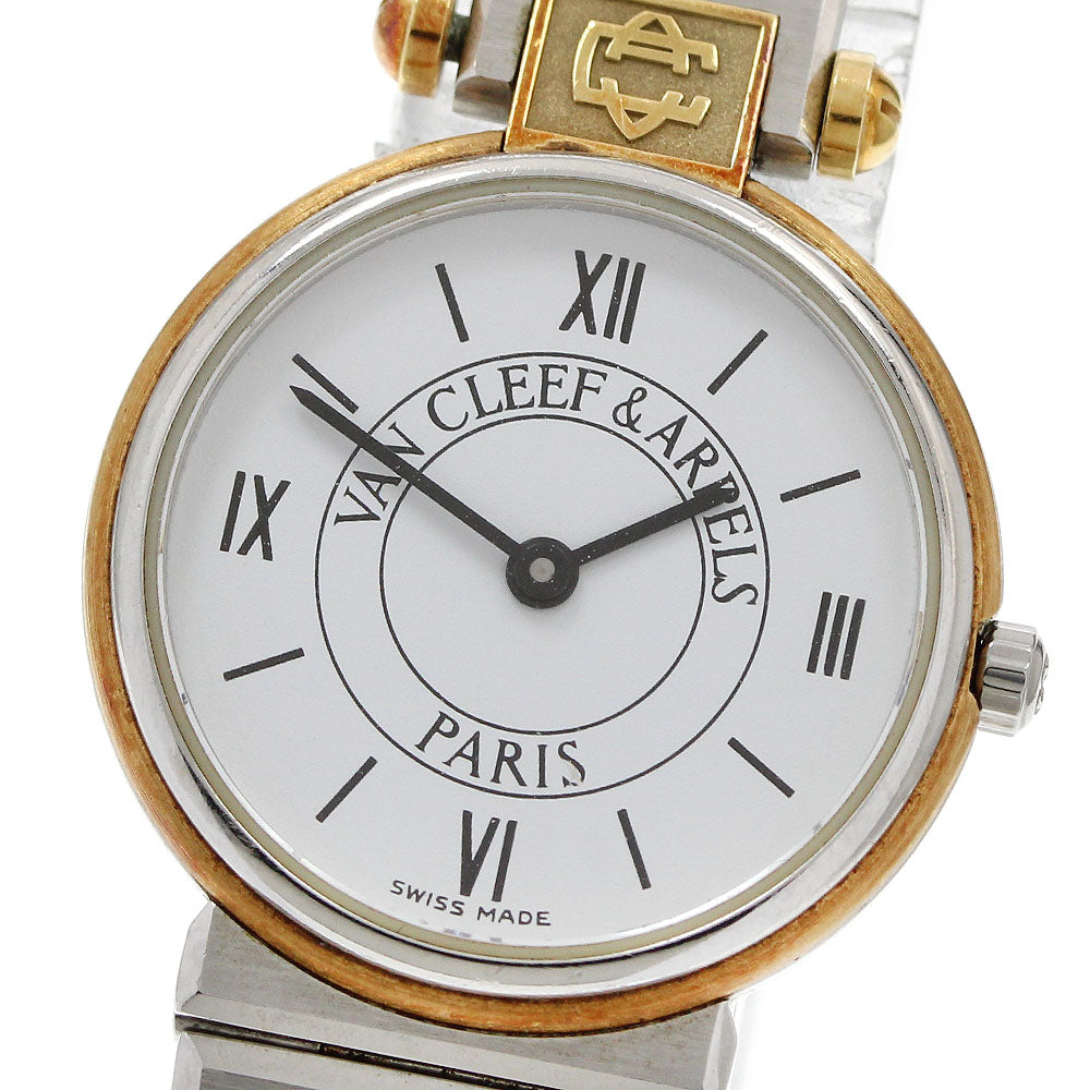 Van Cleef & Arpels La collection YG bezel white Dial Quartz Ladies Watch_942330