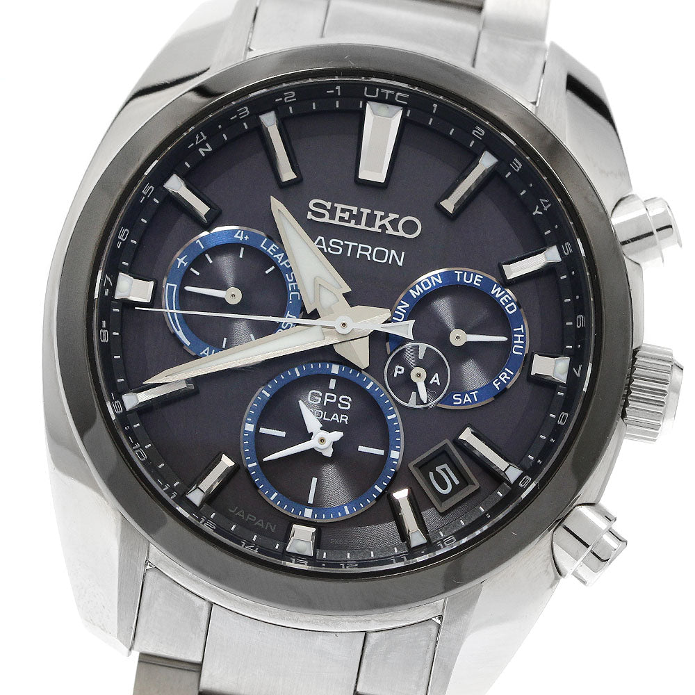 SEIKO Astron SBXC053/5X53-0AJ0 Day date Solar Powered Radio Men's Watch_942339