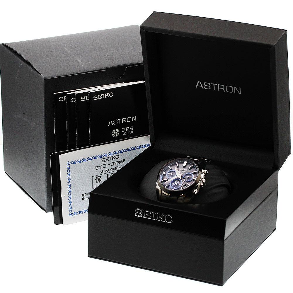 SEIKO Astron SBXC053/5X53-0AJ0 Day date Solar Powered Radio Men's Watch_942339