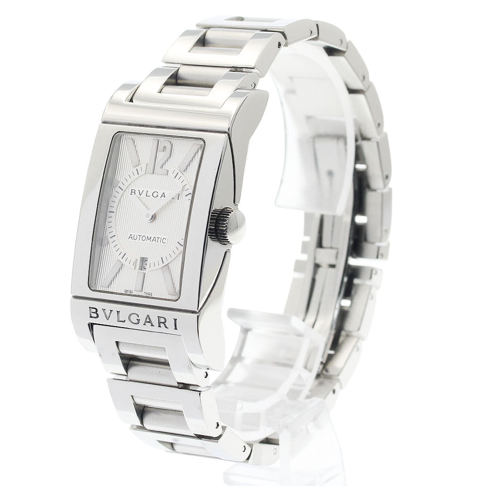 BVLGARI Rettangolo RT45S Date white Dial Automatic Men's Watch_942378