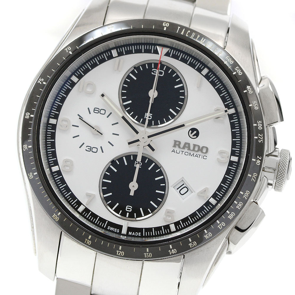 RADO Hyperchrome chronograph R32042103 White / black Dial Automatic Men's_942380
