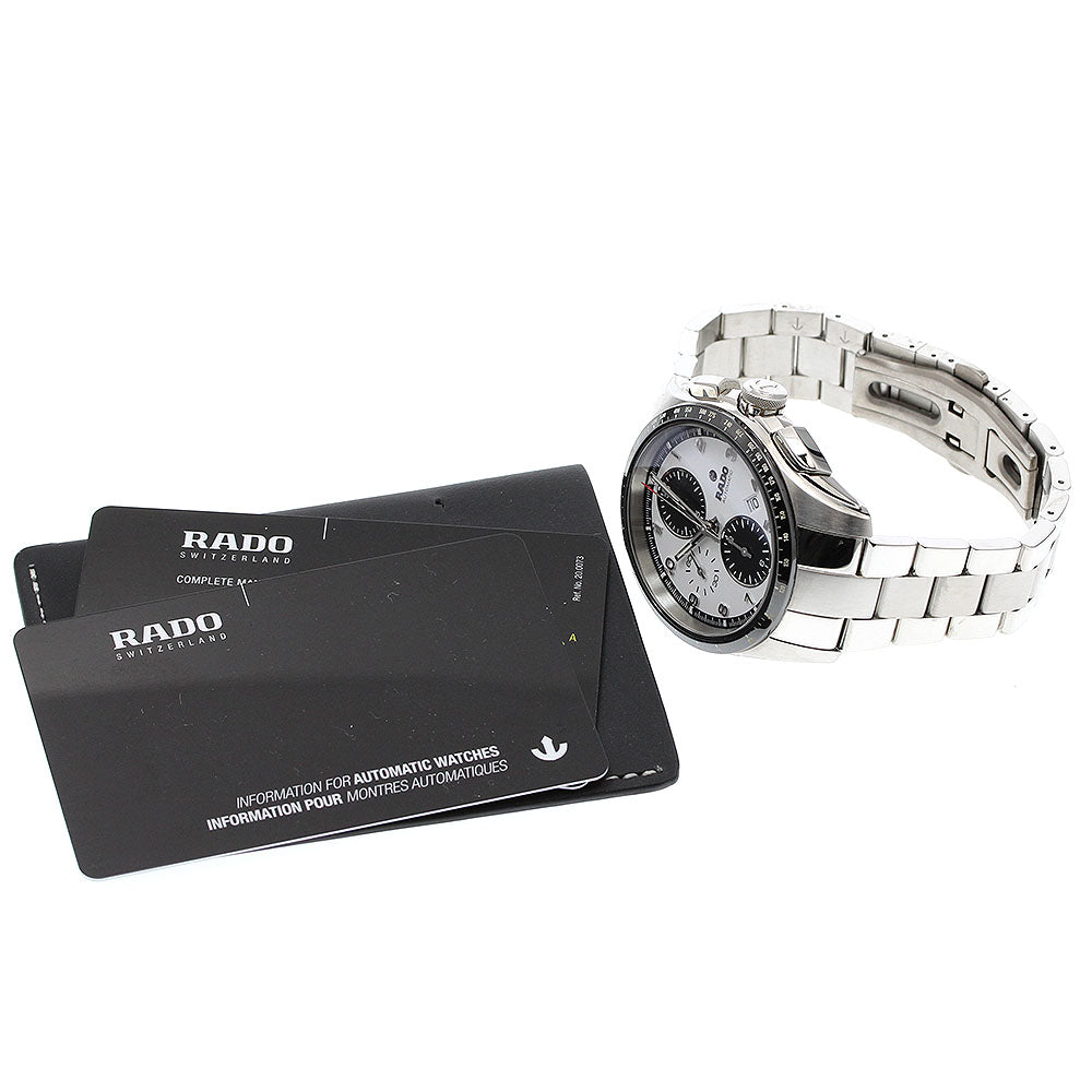 RADO Hyperchrome chronograph R32042103 White / black Dial Automatic Men's_942380