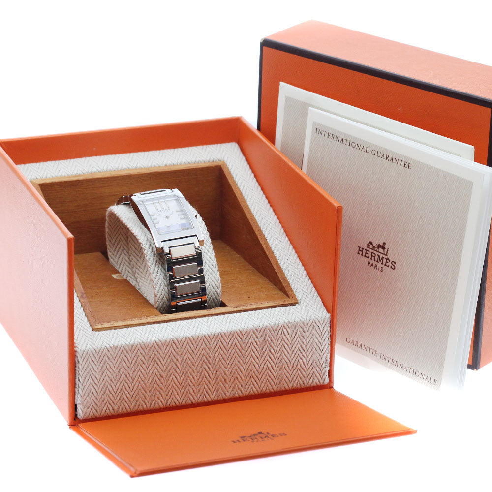 HERMES Tandem TA1.210 Silver Dial Quartz Ladies Watch_942381