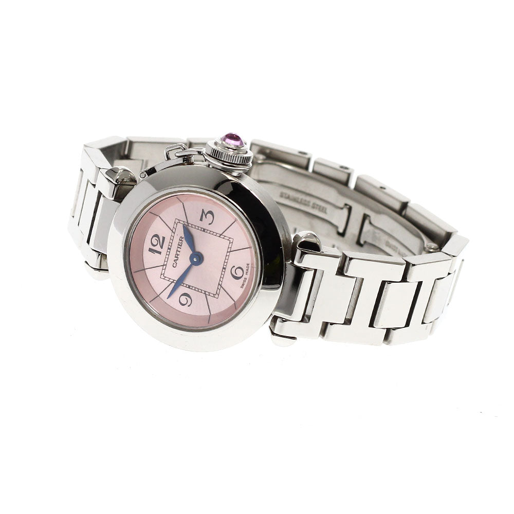 CARTIER Miss Pacha W3140008 pink Dial Quartz Ladies Watch_942389