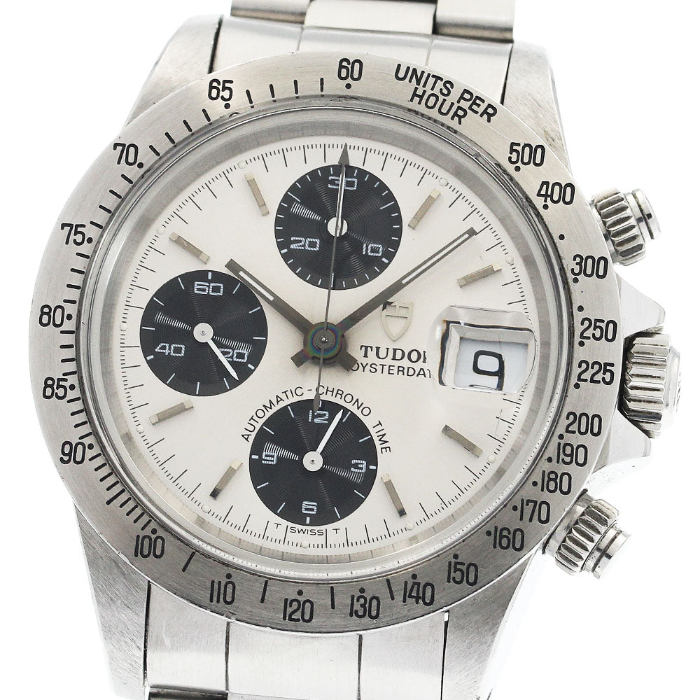 TUDOR Oyster Date Chronotime 79180 Silver / Black Dial Automatic Men's_942392
