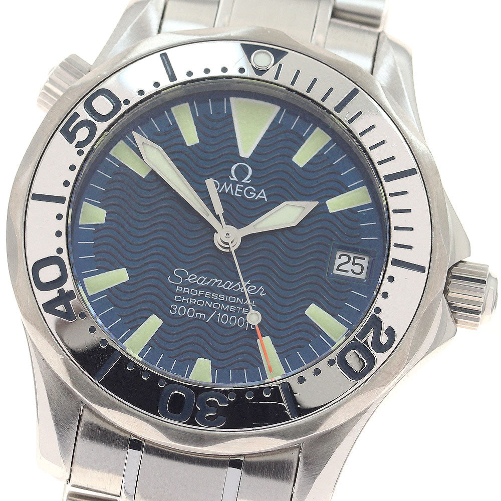 OMEGA Seamaster300 2253.80 Date Blue Dial Automatic Boy's Watch_942394