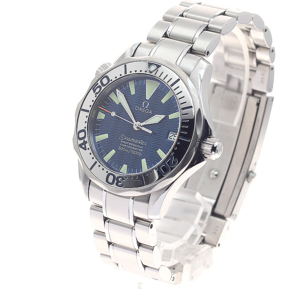 OMEGA Seamaster300 2253.80 Date Blue Dial Automatic Boy's Watch_942394
