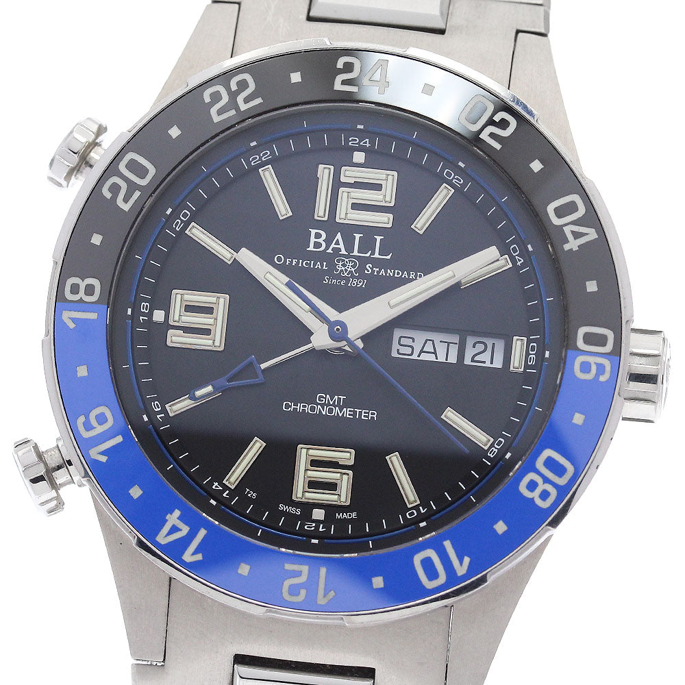 BALLWATCH Marine GMT DG3030B-S1CJ-BK Day date black Dial Automatic Men's_942397