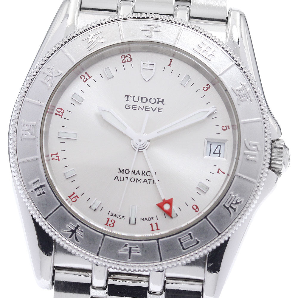 TUDOR Monarch 38080 Date GMT Silver Dial Automatic Ladies Watch_942420