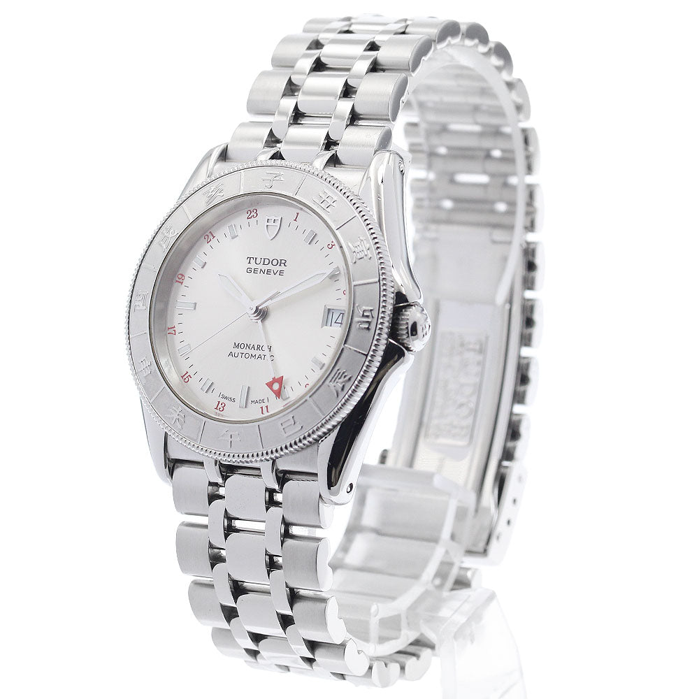 TUDOR Monarch 38080 Date GMT Silver Dial Automatic Ladies Watch_942420