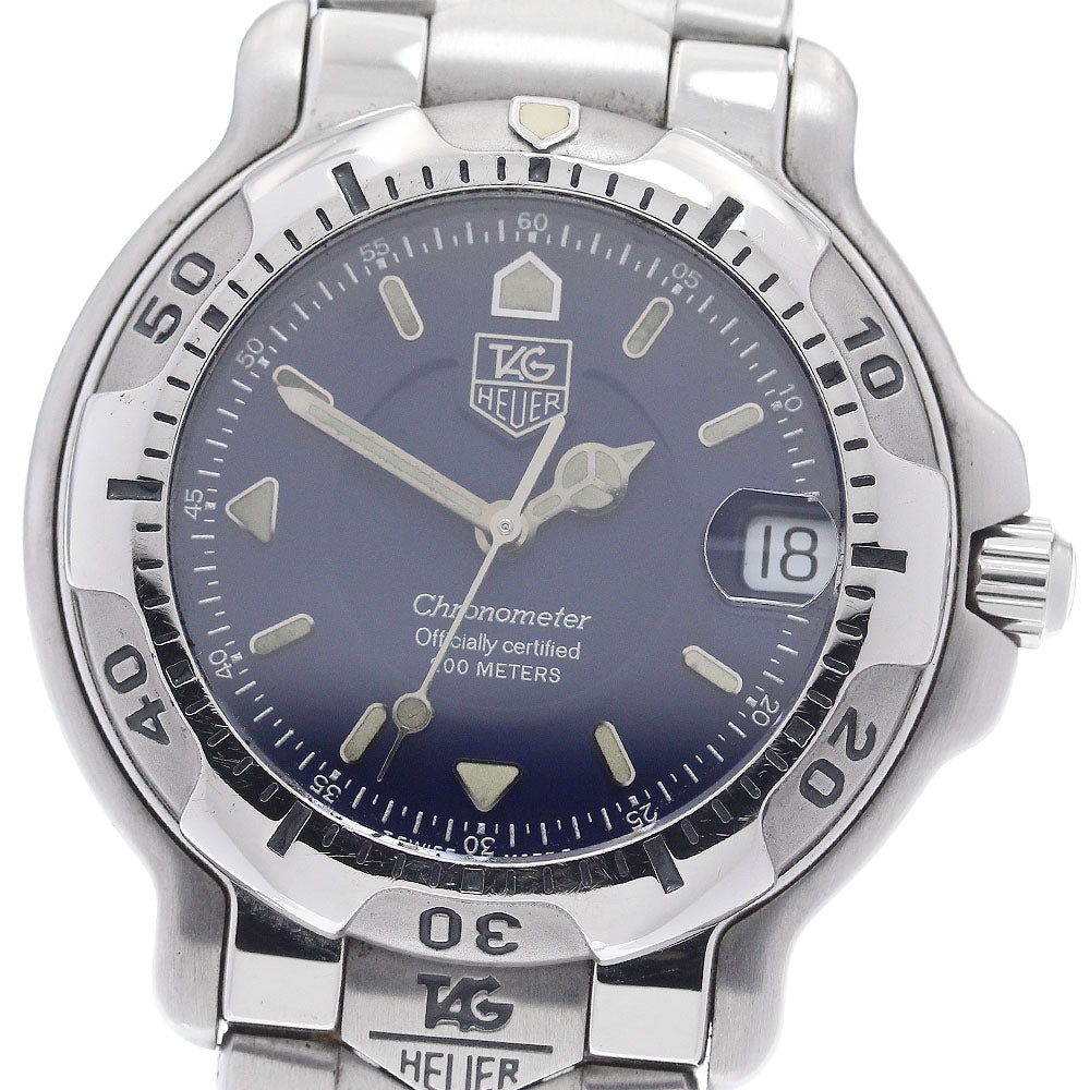 TAG HEUER 6000 series WH5213 Date chronometer Navy Dial Automatic Boy's _942434