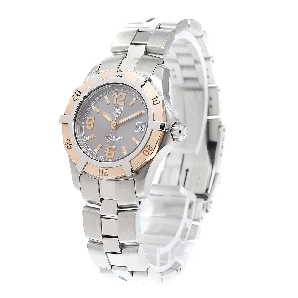 TAG HEUER Exclusive WN1351-0 Date Gray Dial Quartz Ladies Watch_942440