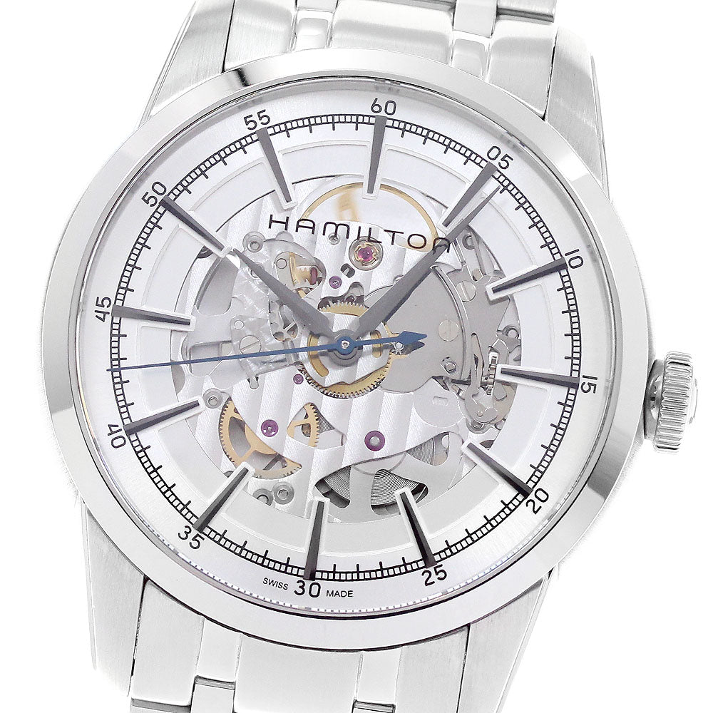 HAMILTON Rail road H406550/H40655151 Skeleton Dial Automatic Men's Watch_942448