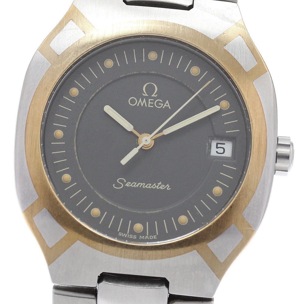 OMEGA Seamaster Polaris Date gray Dial Quartz Men's Watch_942451