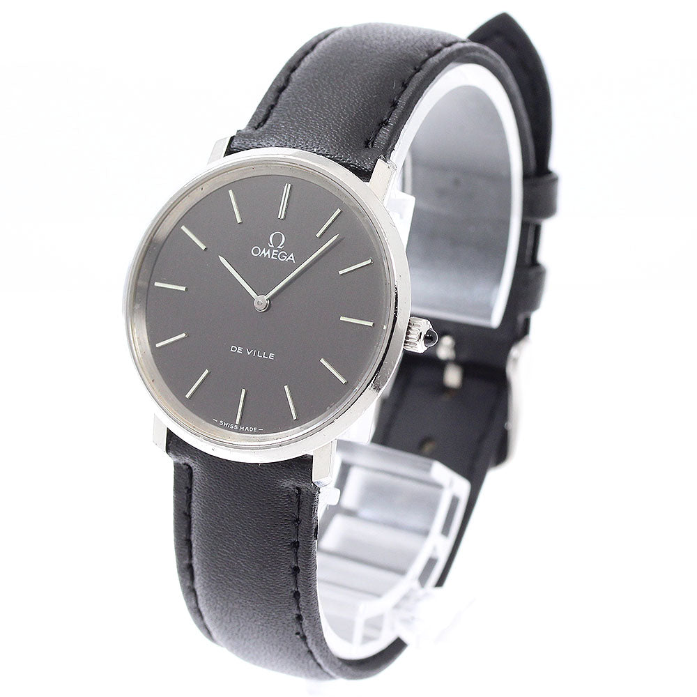 OMEGA De Ville 111.0107 Round Cal.625 Gray Dial Hand Winding Men's Watch_942453