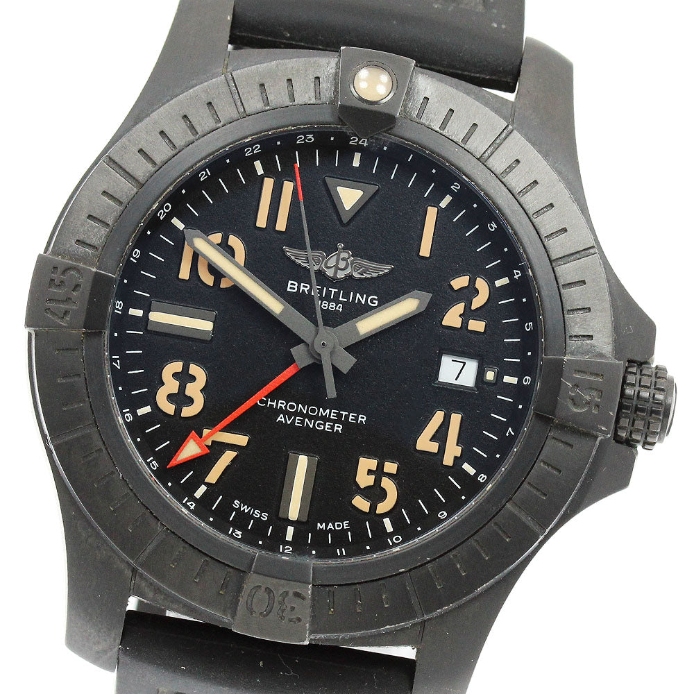 BREITLING Avenger GMT 45 Night Mission V32395 Automatic Men's Watch_942507