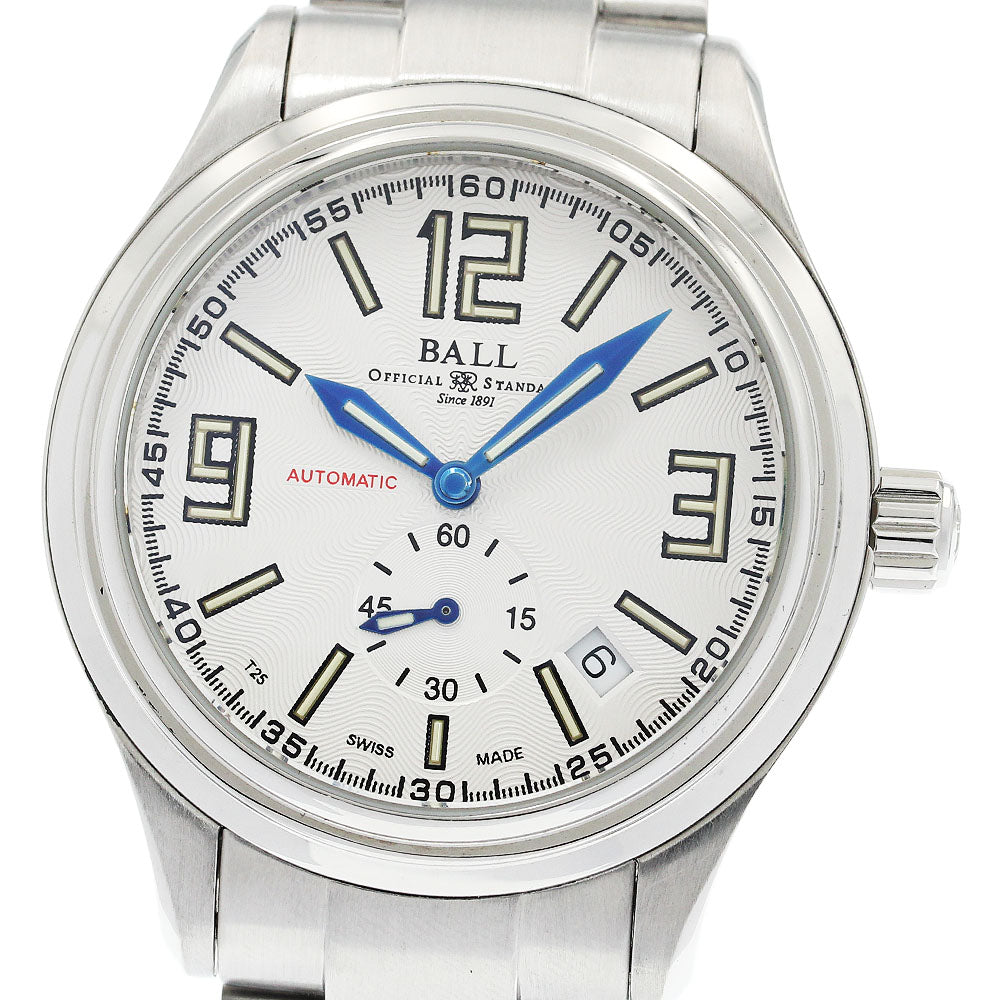 BALLWATCH Train master NM1050D Date Silver Dial Automatic Men's Watch_942512
