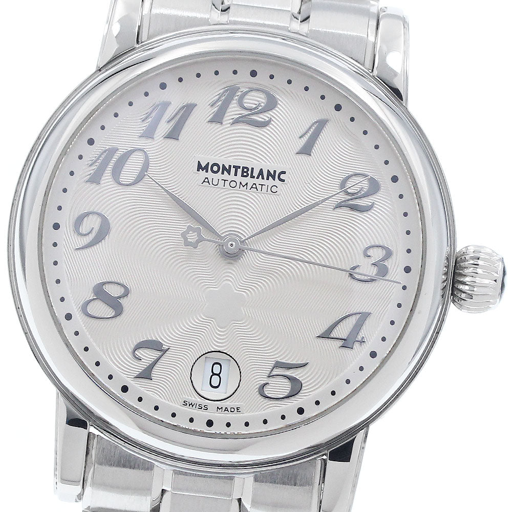 MONTBLANC Meisterstic 7042 Date Silver Dial Automatic Men's Watch_942531