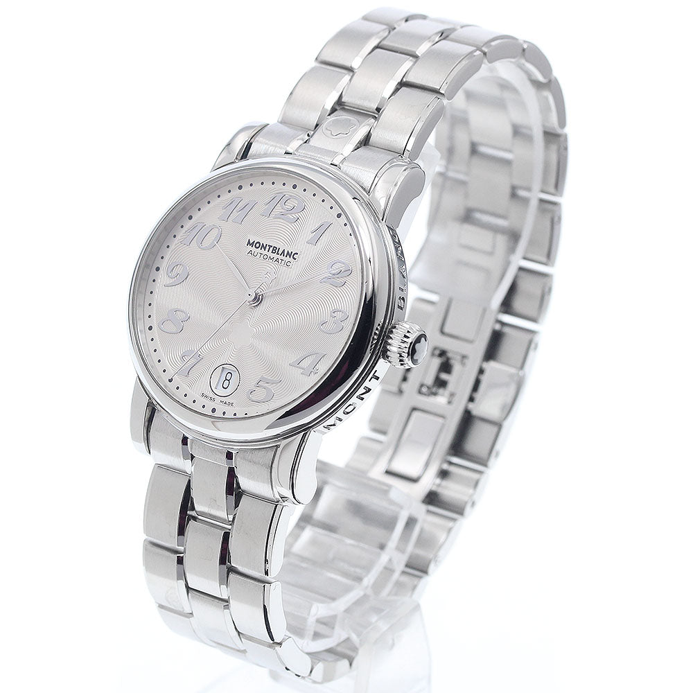 MONTBLANC Meisterstic 7042 Date Silver Dial Automatic Men's Watch_942531