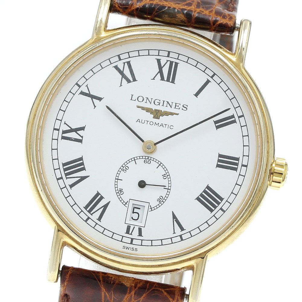 LONGINES Plaisance L4.805.2 Date Small Second white Dial Automatic Men's Watch_942537
