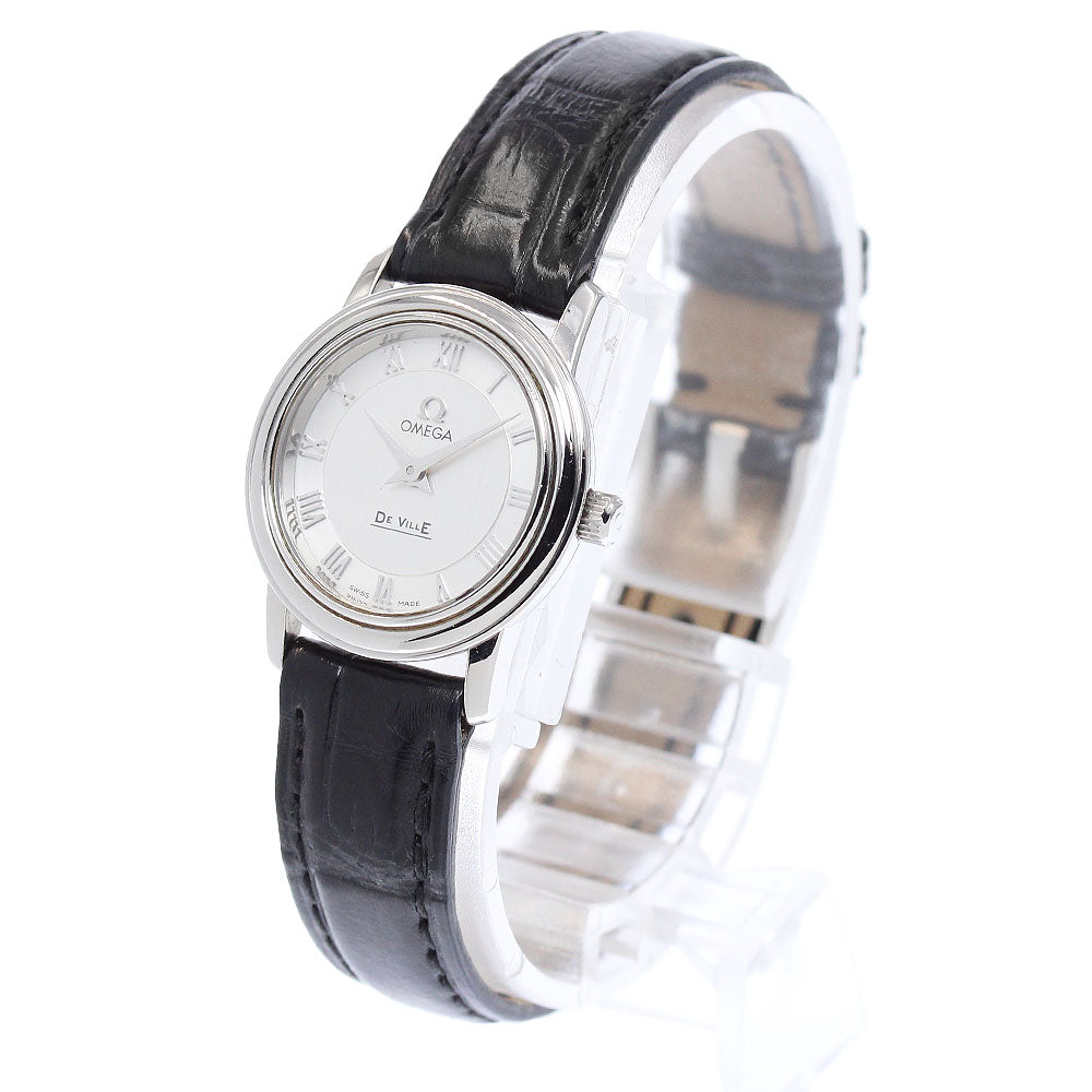 OMEGA De Ville 4870.33.01 Silver Dial Quartz Ladies Watch_942543