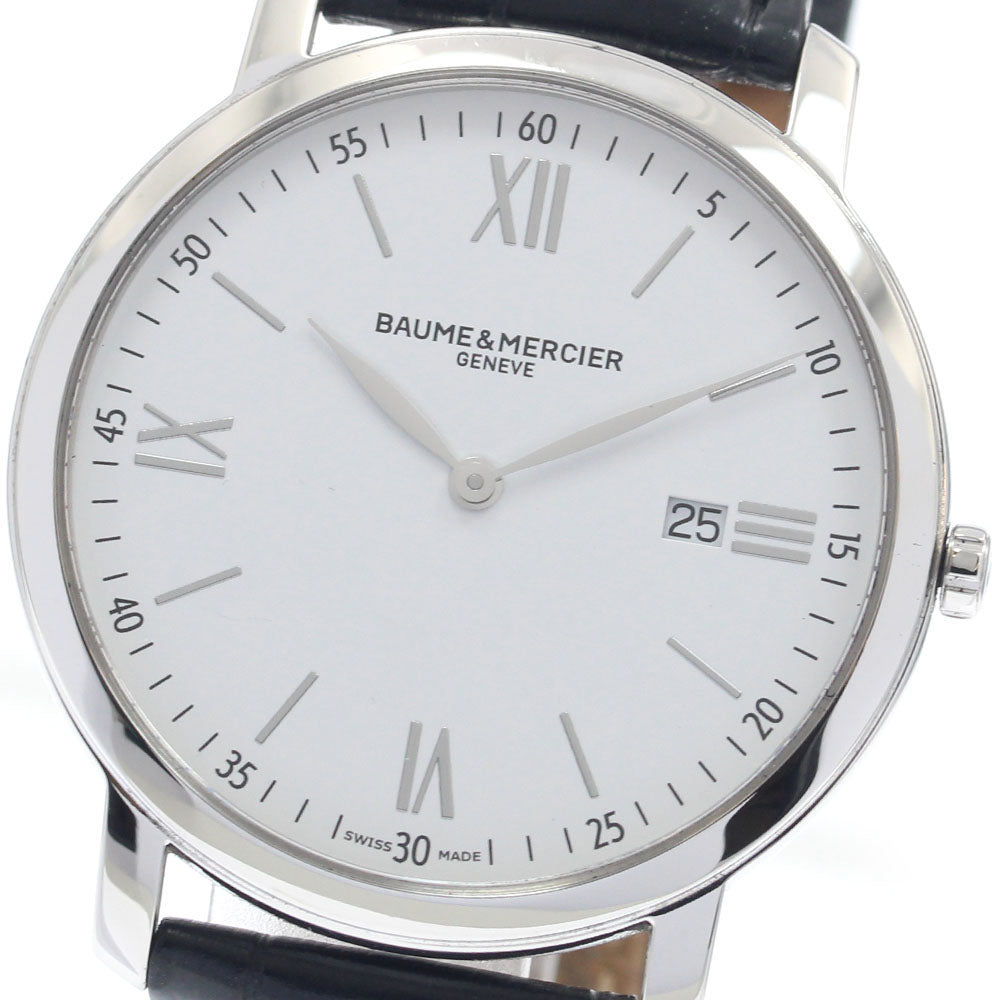 Baume & Mercier Classima M0A10097 Date white Dial Quartz Men's Watch_942545