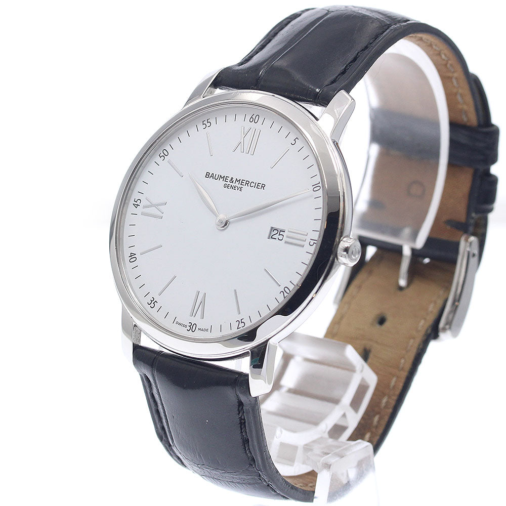 Baume & Mercier Classima M0A10097 Date white Dial Quartz Men's Watch_942545