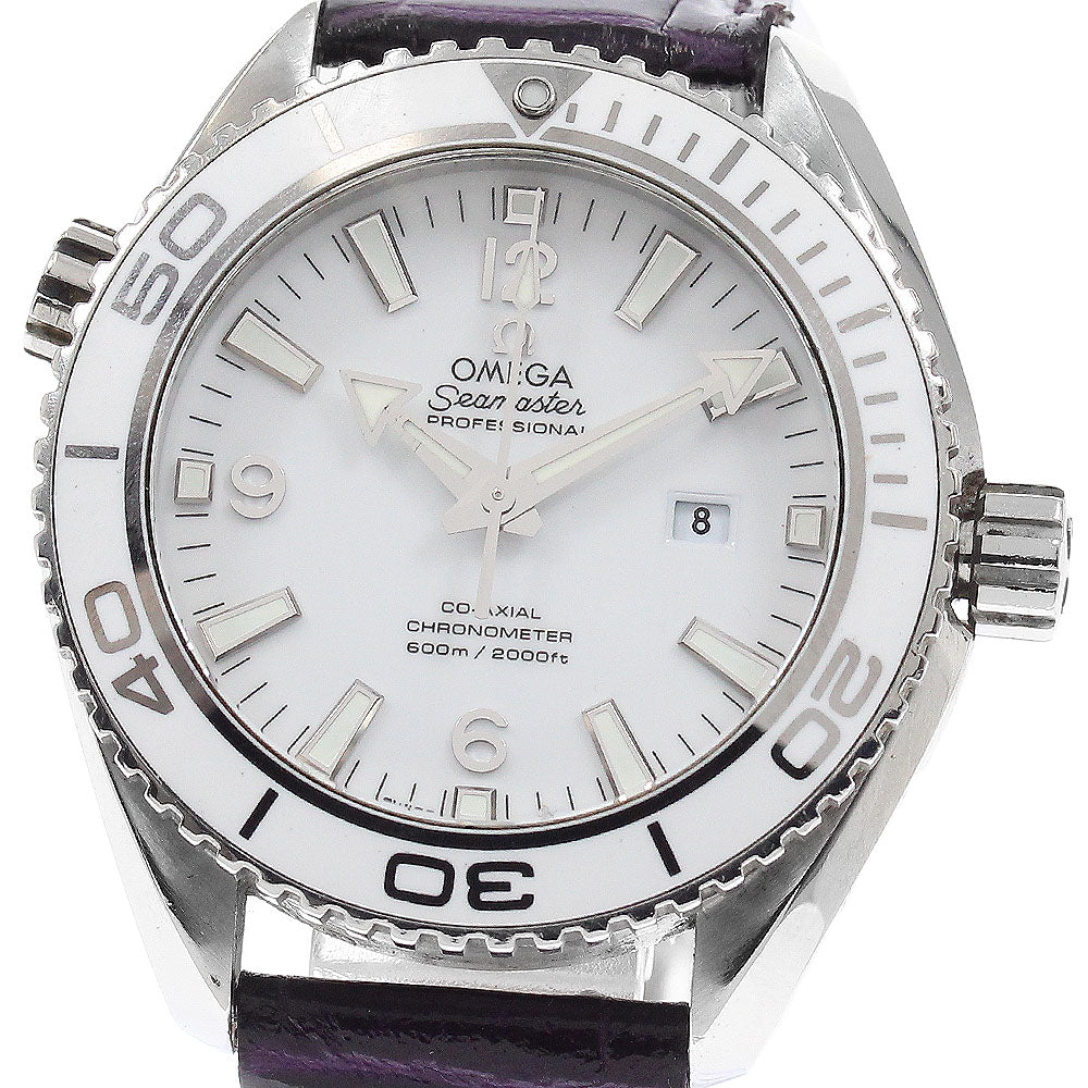 OMEGA Seamaster Planet Ocean 232.33.38.20.04.001 Date white Dial Automatic Ladies Watch_942546