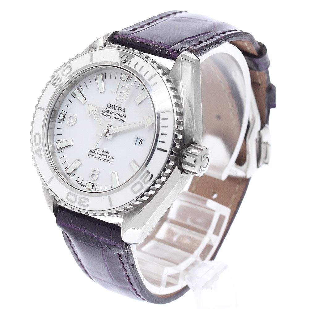 OMEGA Seamaster Planet Ocean 232.33.38.20.04.001 Date white Dial Automatic Ladies Watch_942546