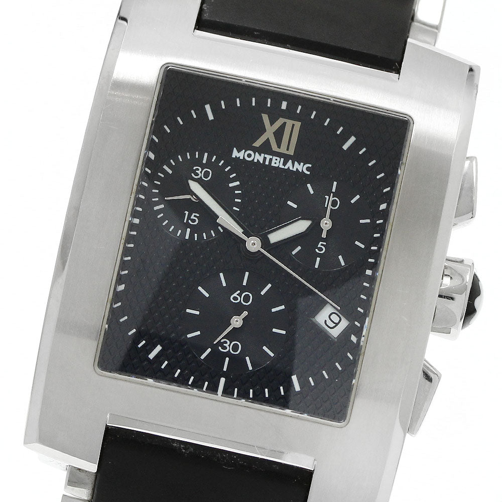 MONTBLANC Profile 7108 Chronograph Date black Dial Quartz Men's Watch_942549