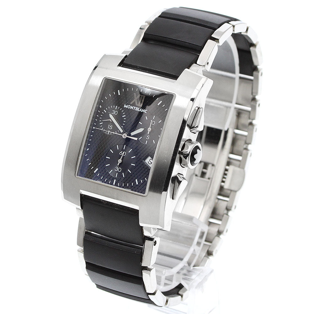 MONTBLANC Profile 7108 Chronograph Date black Dial Quartz Men's Watch_942549