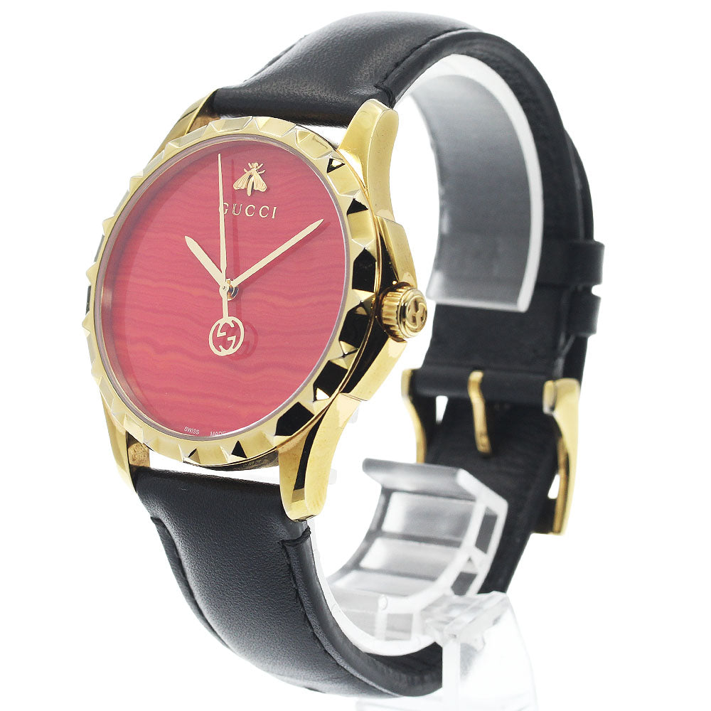 GUCCI G timeless 126.4/YA126464A Red Dial Quartz Boy's Watch_942552