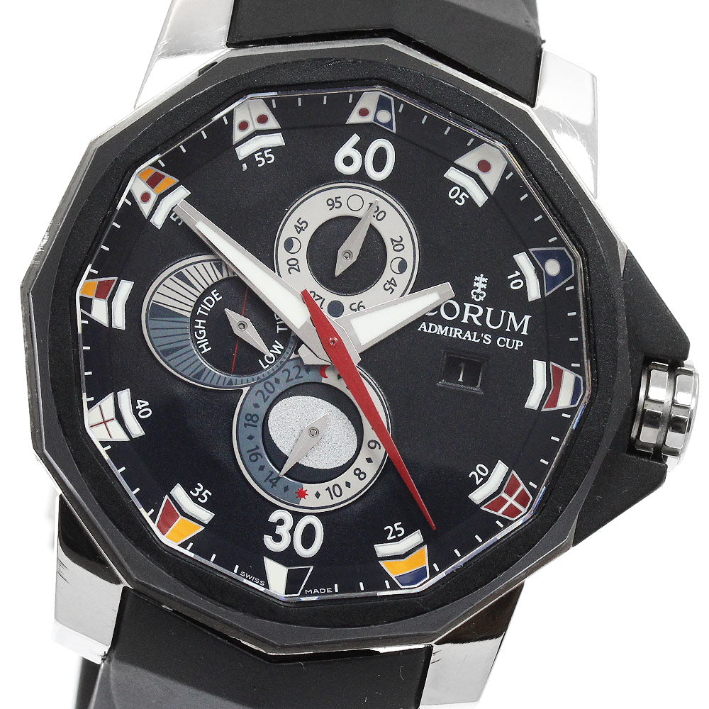 CORUM Admirals Cup Mare 48 01.0005 Black Dial Automatic Men's Watch_942556
